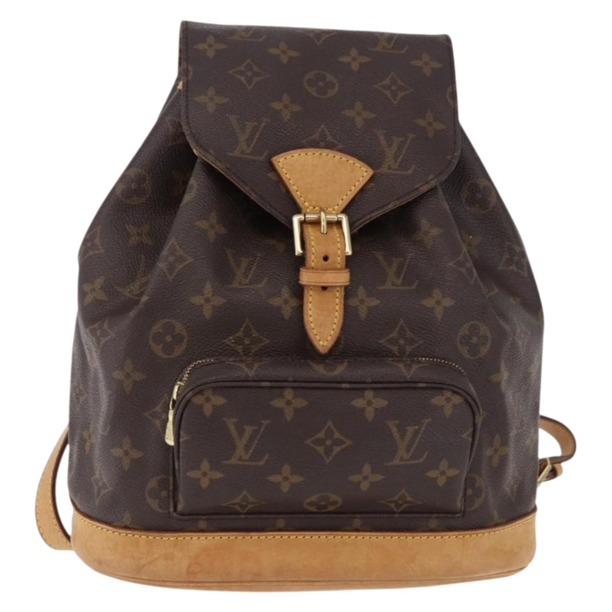 LOUIS VUITTON Monogram Montsouris MM Backpack M51136 LV Auth 195290A