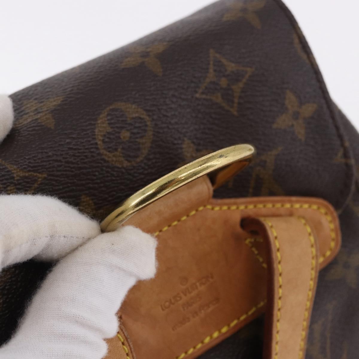 LOUIS VUITTON Monogram Montsouris MM Backpack M51136 LV Auth 195290A