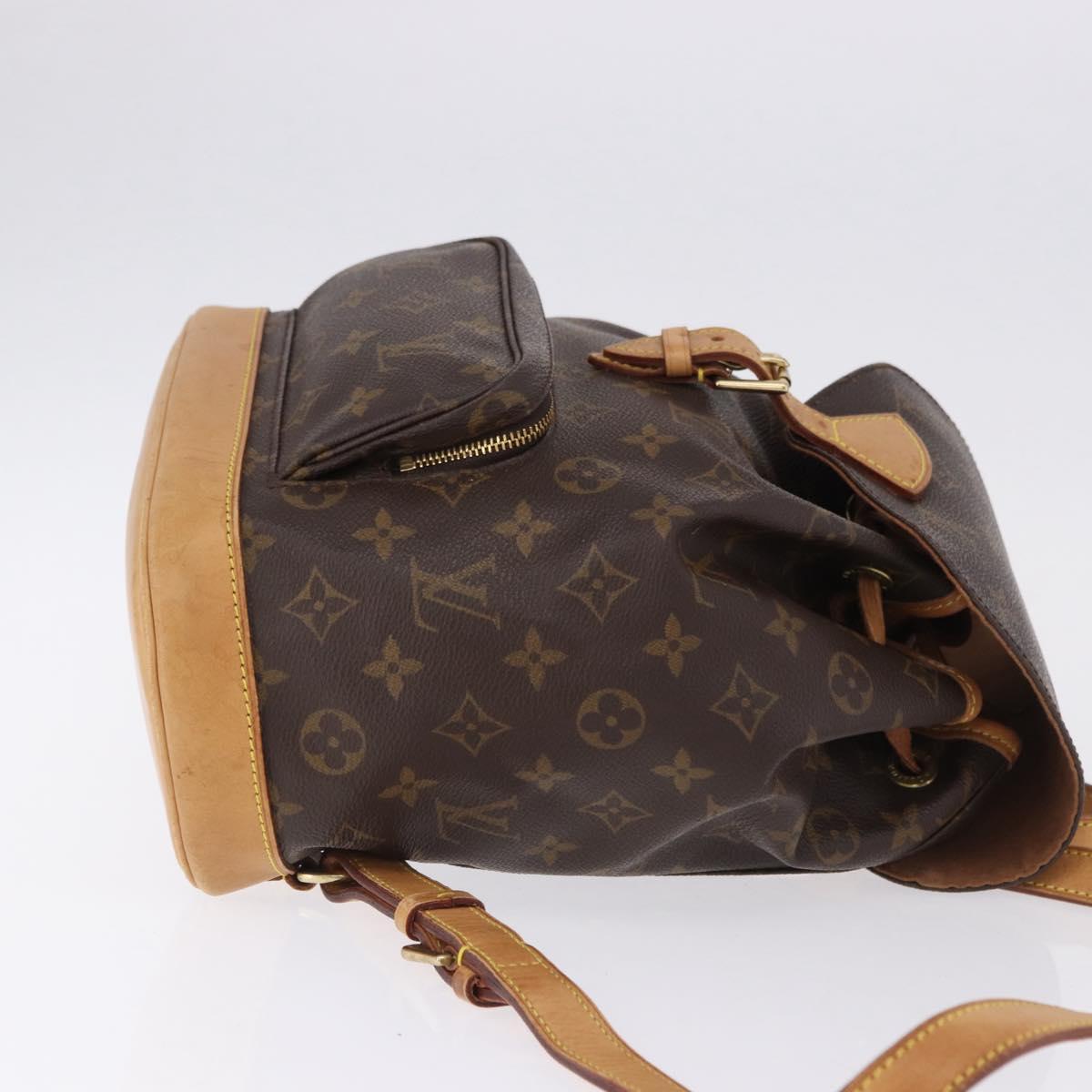 LOUIS VUITTON Monogram Montsouris MM Backpack M51136 LV Auth 195295A