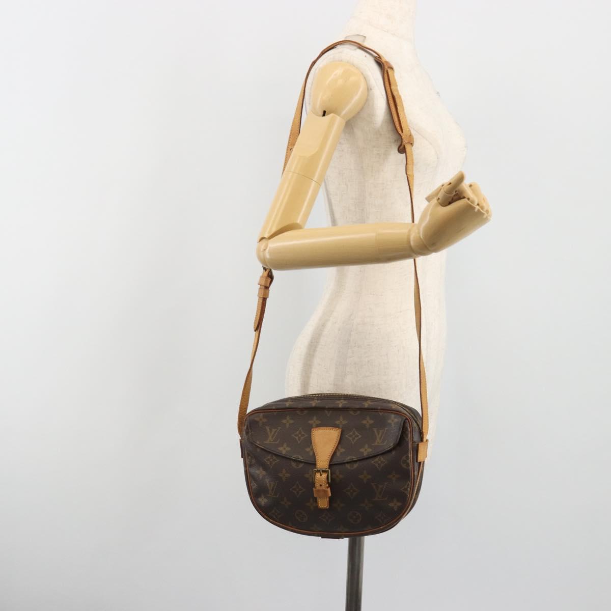 LOUIS VUITTON Monogram Jeune Fille MM Shoulder Bag M51226 LV Auth 195296