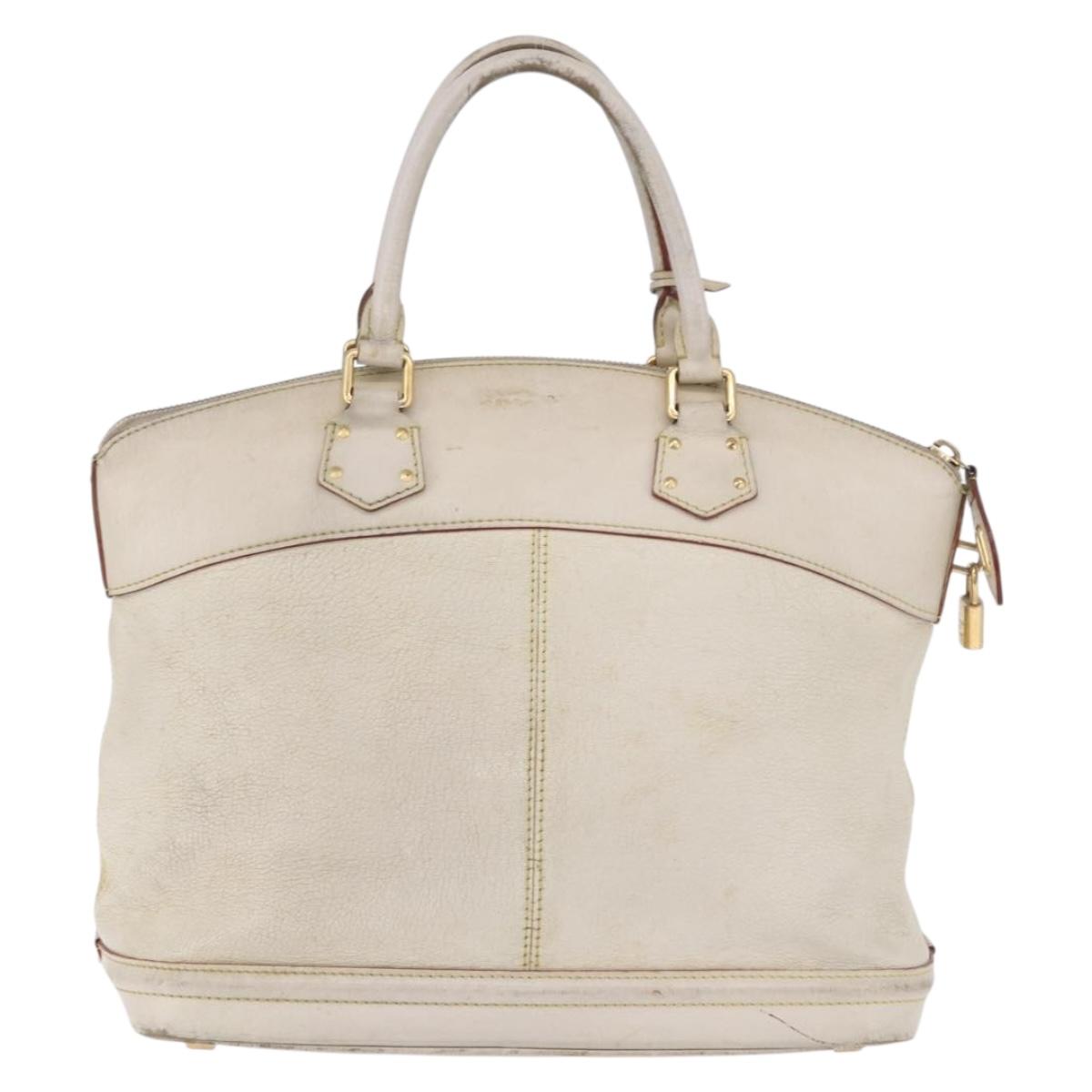 LOUIS VUITTON Suhari Rock It PM Hand Bag White M91887 LV Auth 195302