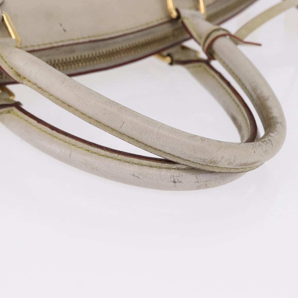 LOUIS VUITTON Suhari Rock It PM Hand Bag White M91887 LV Auth 195302
