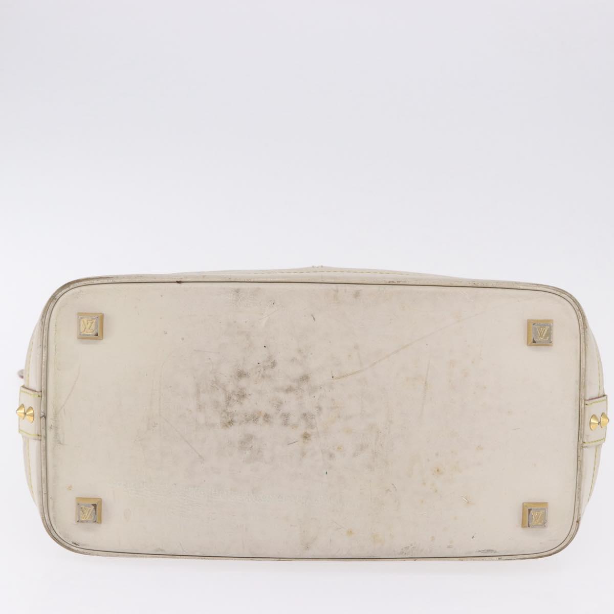 LOUIS VUITTON Suhari Rock It PM Hand Bag White M91887 LV Auth 195302
