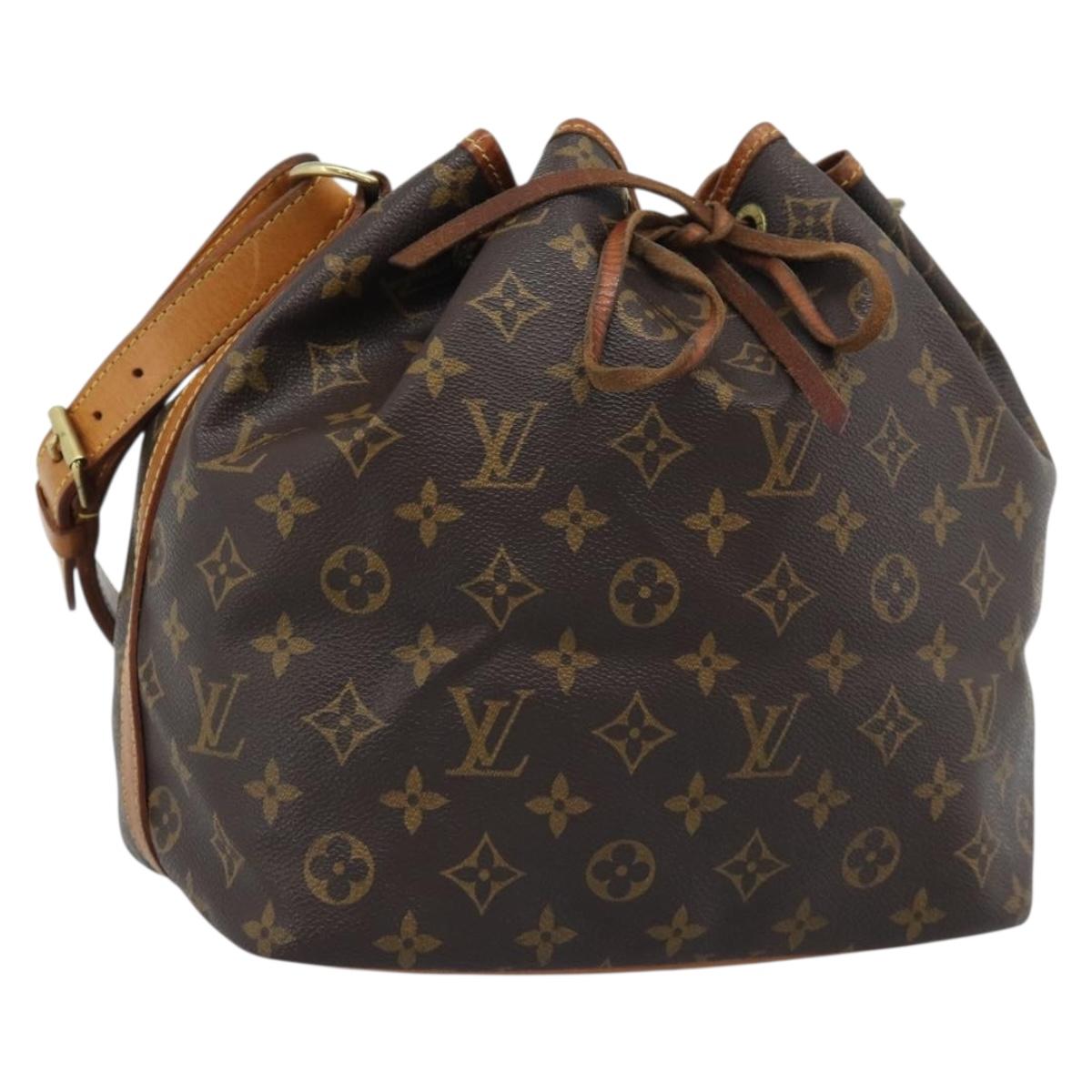 LOUIS VUITTON Monogram Petit Noe Shoulder Bag M42226 LV Auth 195303A