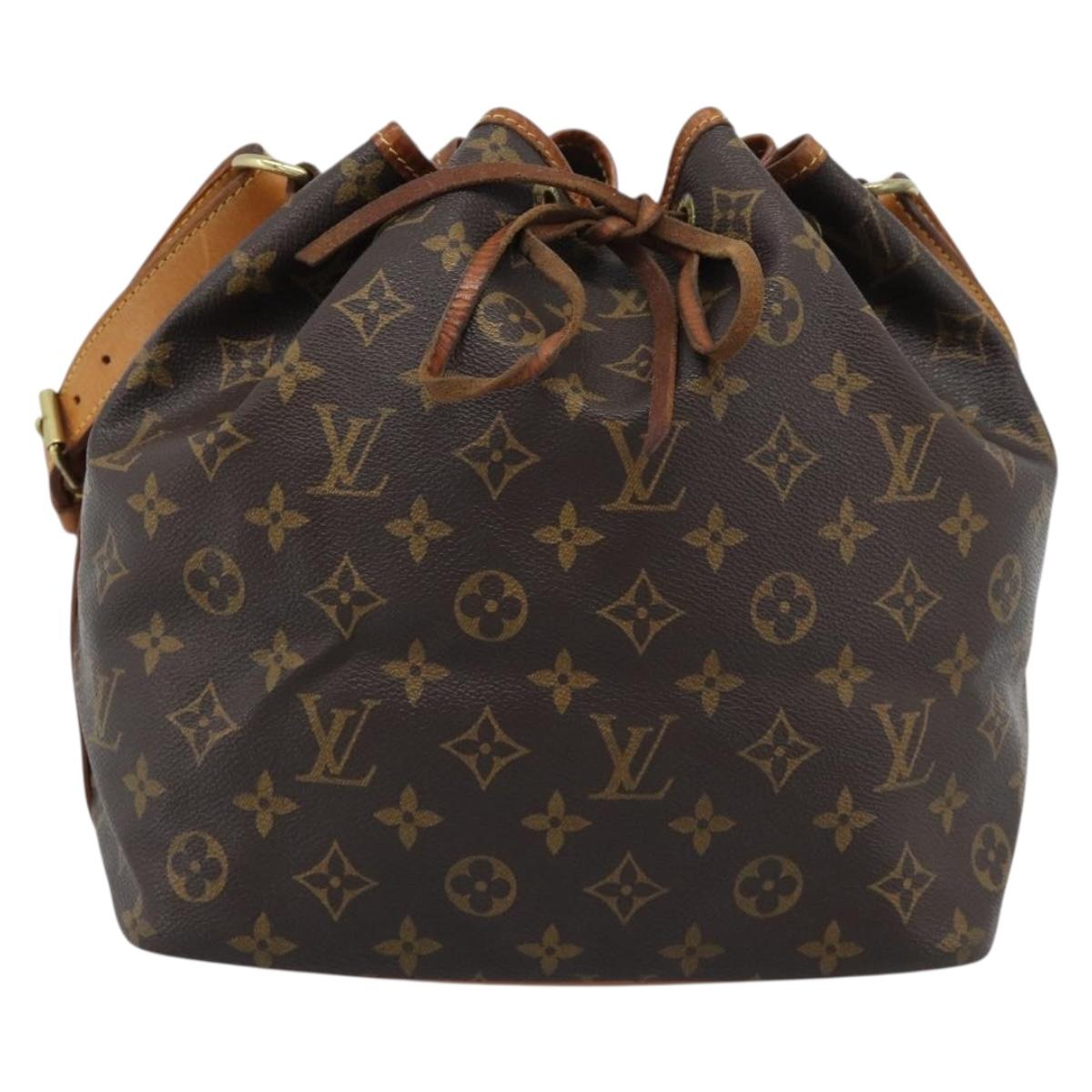 LOUIS VUITTON Monogram Petit Noe Shoulder Bag M42226 LV Auth 195303A