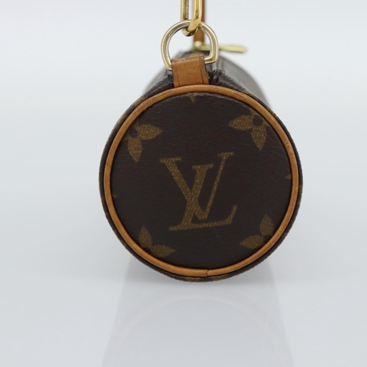 LOUIS VUITTON Monogram Papillon Pouch LV Auth 195304