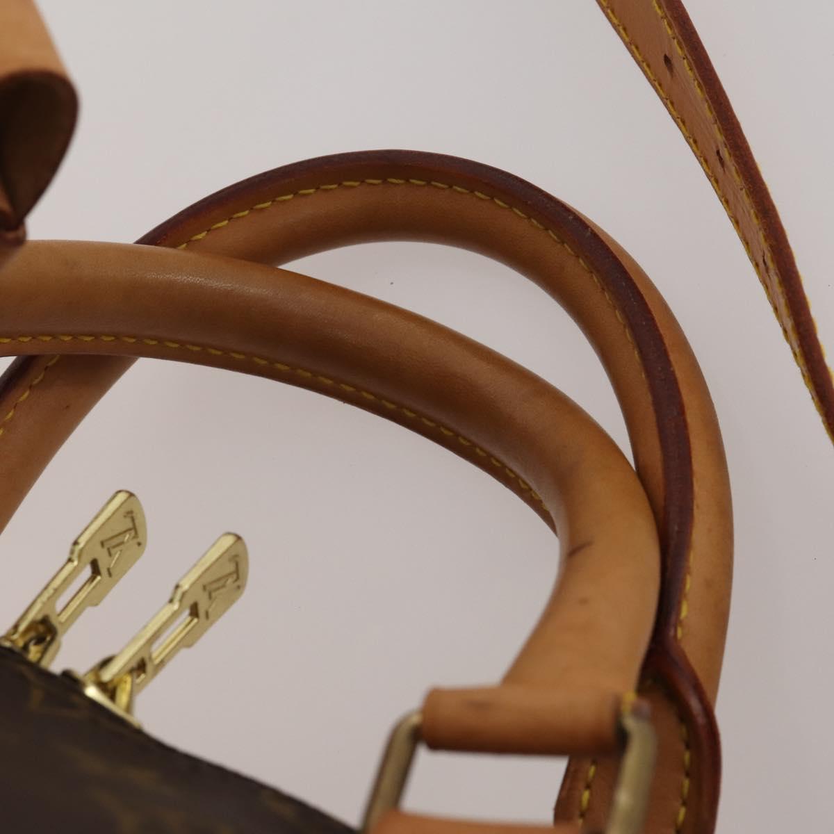LOUIS VUITTON Monogram Keepall Bandouliere 55 Boston Bag M41414 LV Auth 195305A