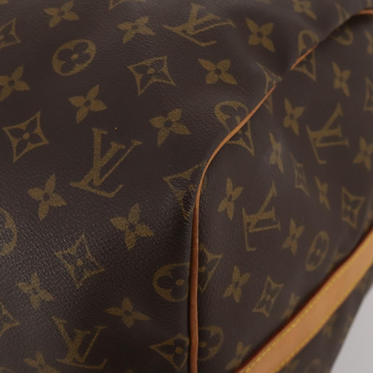 LOUIS VUITTON Monogram Keepall Bandouliere 55 Boston Bag M41414 LV Auth 195305A