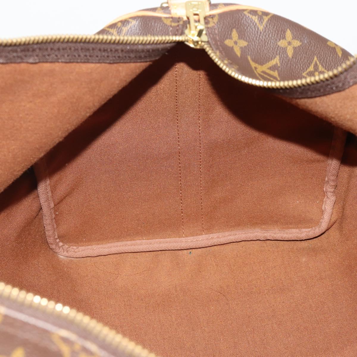 LOUIS VUITTON Monogram Keepall Bandouliere 55 Boston Bag M41414 LV Auth 195305A