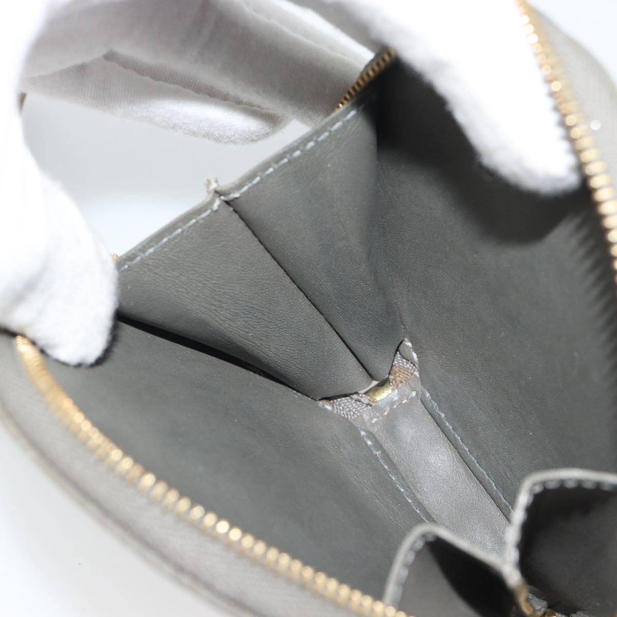 LOUIS VUITTON Monogram Vernis Porte Monnaie Cook Veil Bronze M91387 Auth 195310A