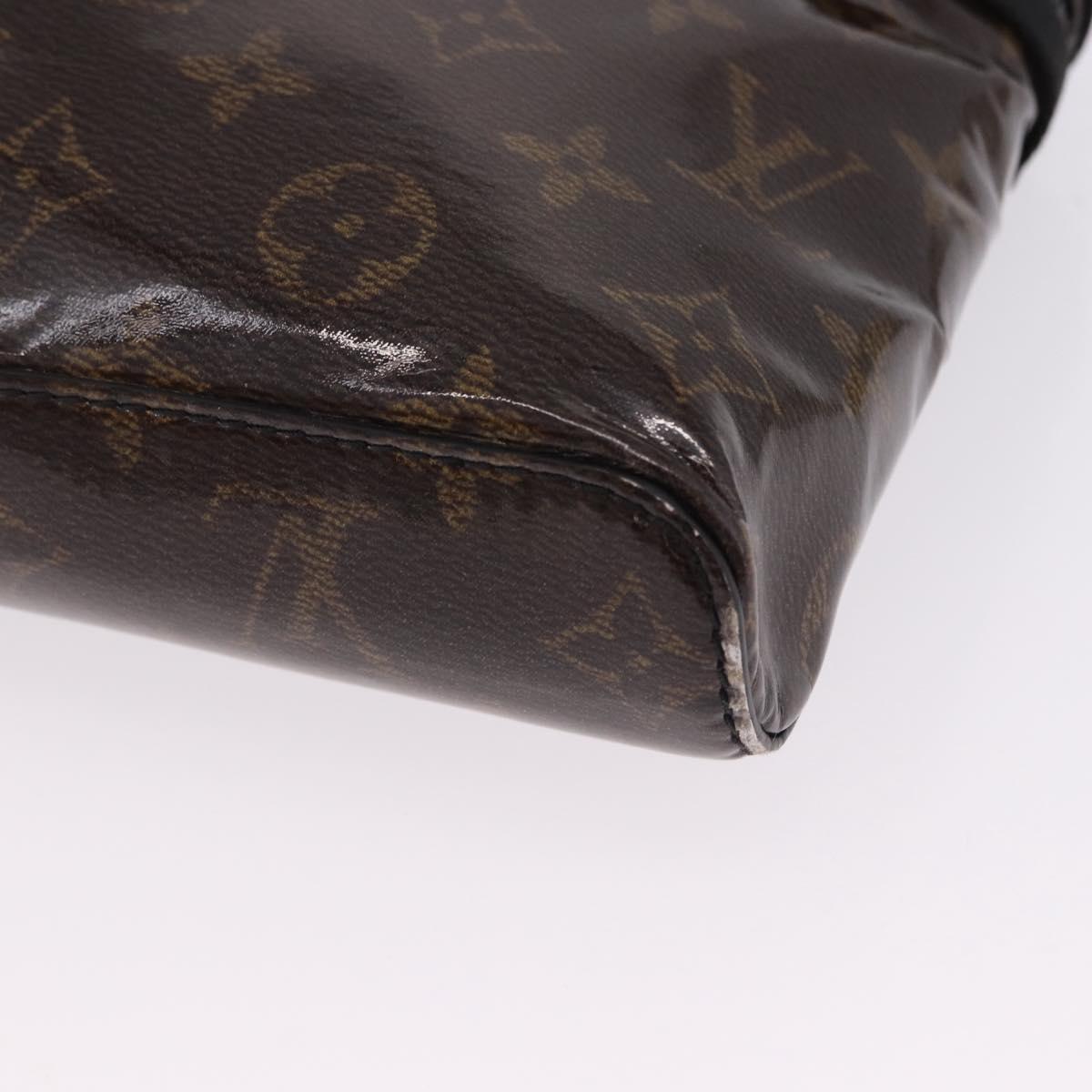 LOUIS VUITTON Monogram Glaze Messenger PM Bag Patent M43895 LV Auth 195320A