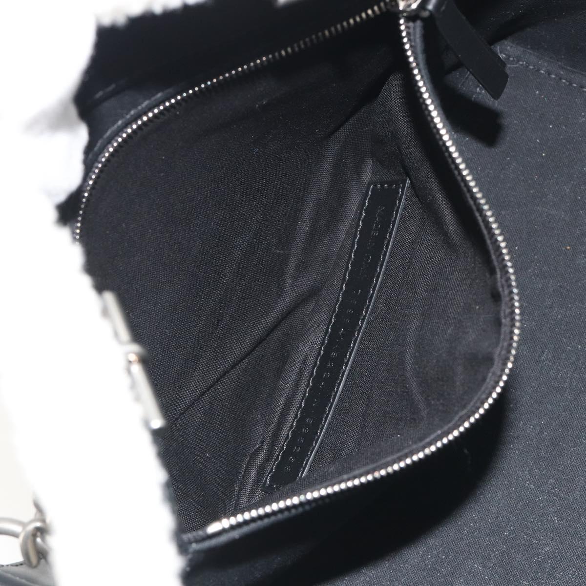 BALENCIAGA Duty Free Tote Bag Bore White Silver 759941 Auth 195322M