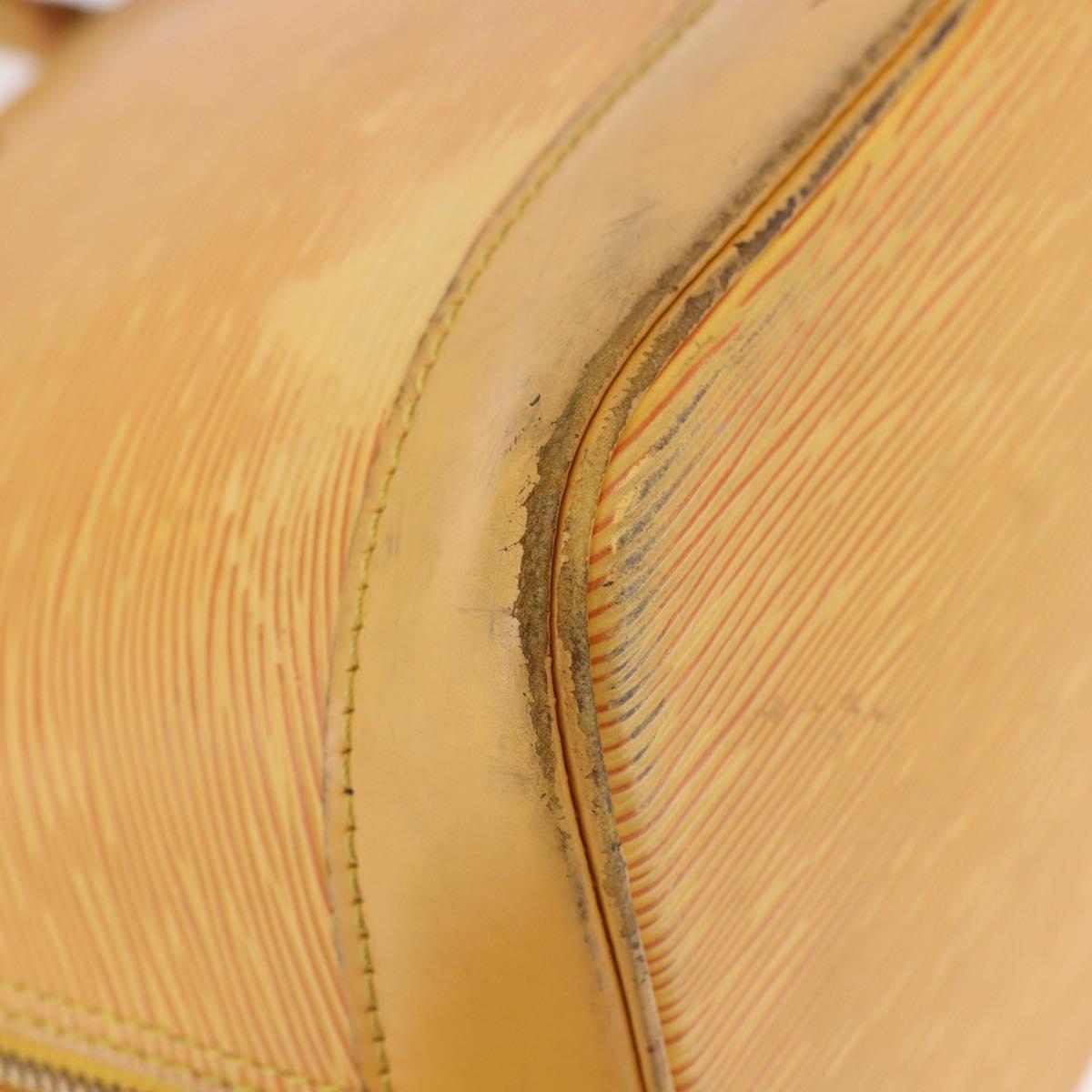 LOUIS VUITTON Epi Alma Hand Bag Tassili Yellow M52149 LV Auth 195328