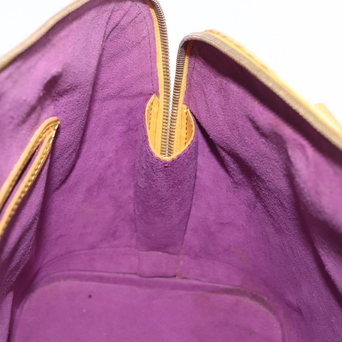 LOUIS VUITTON Epi Alma Hand Bag Tassili Yellow M52149 LV Auth 195328