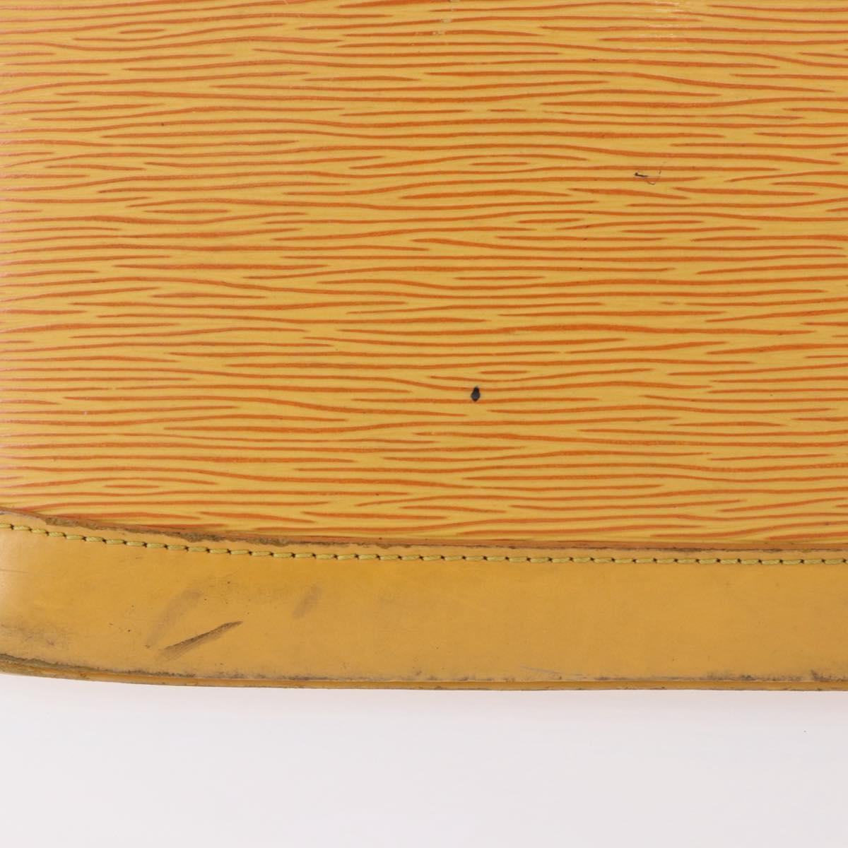 LOUIS VUITTON Epi Alma Hand Bag Tassili Yellow M52149 LV Auth 195328