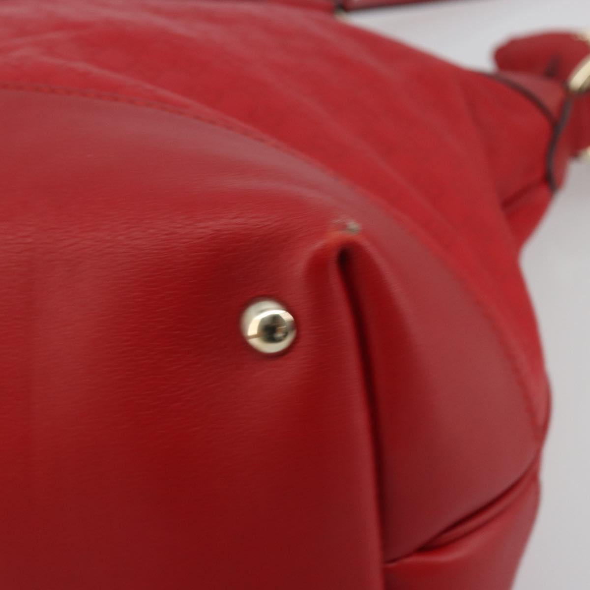 GUCCI Micro GG Supreme Guccissima Valentine Bag Leather 2way 309122 Auth 195341A