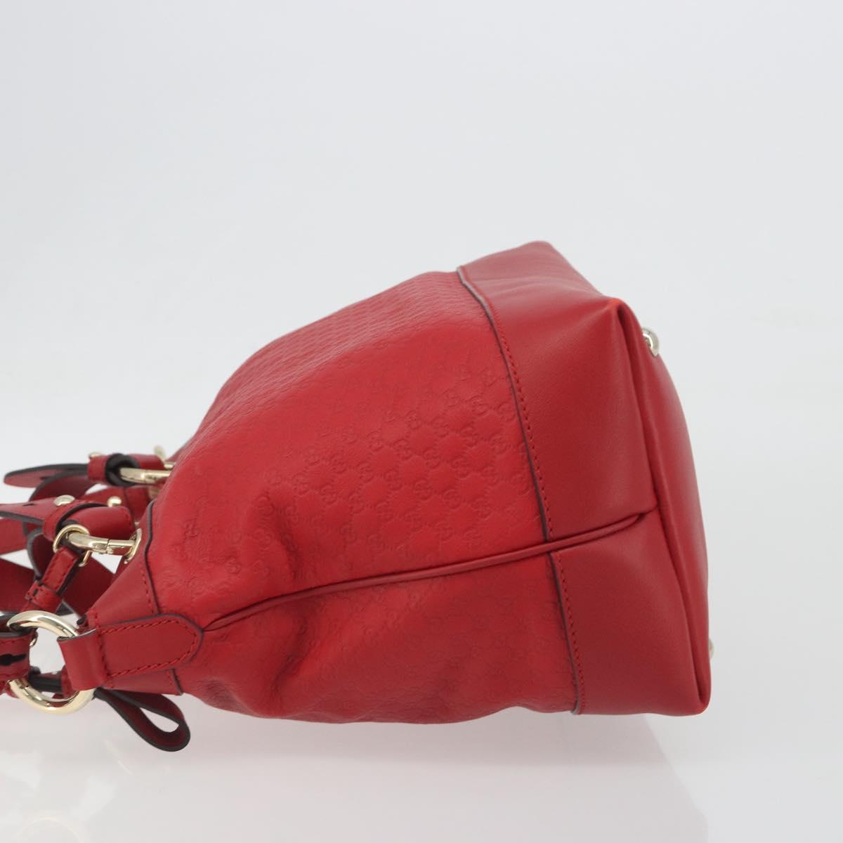 GUCCI Micro GG Supreme Guccissima Valentine Bag Leather 2way 309122 Auth 195341A