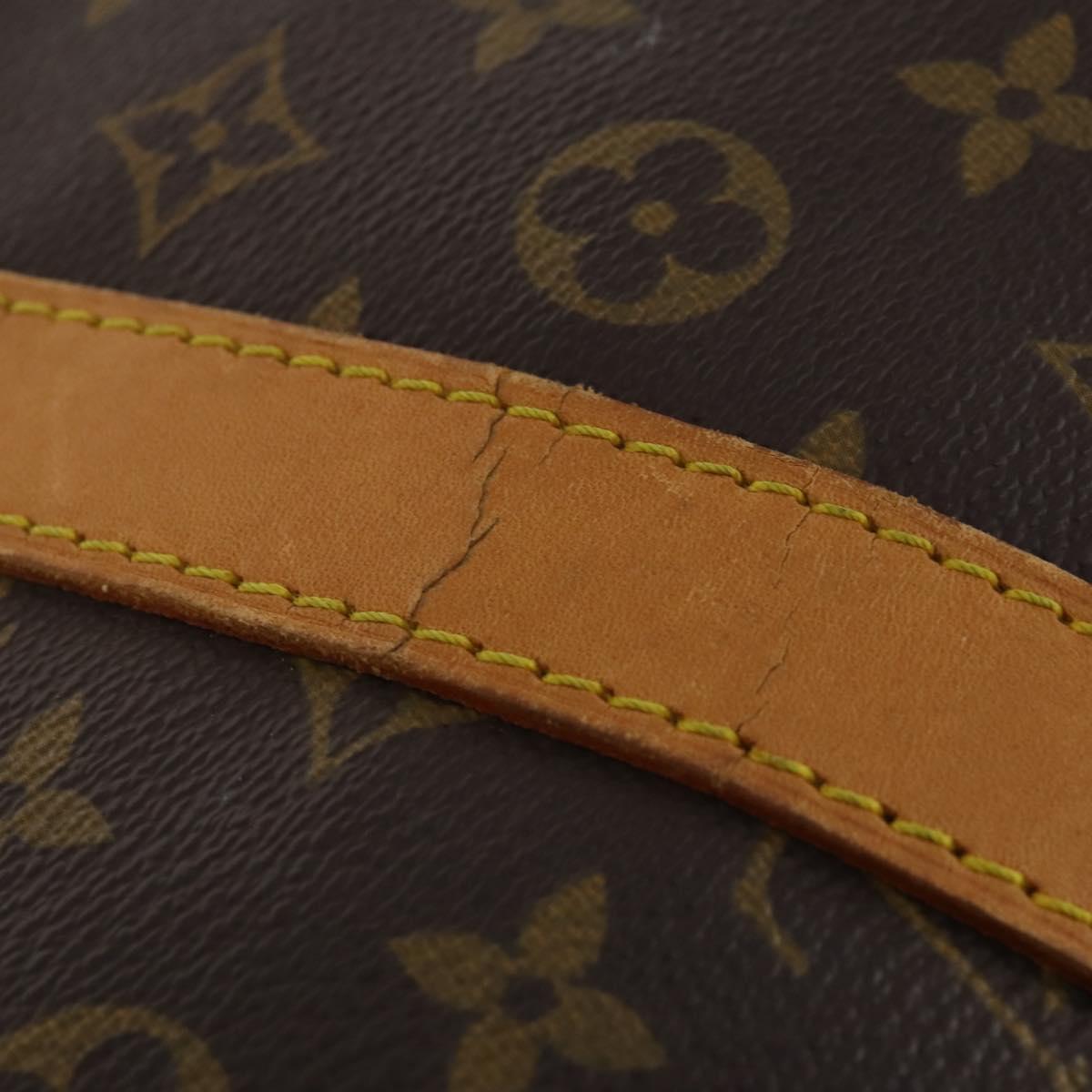 LOUIS VUITTON Monogram Keepall 55 Boston Bag M41424 LV Auth 195357