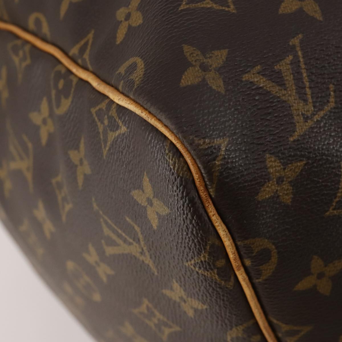 LOUIS VUITTON Monogram Keepall 55 Boston Bag M41424 LV Auth 195358