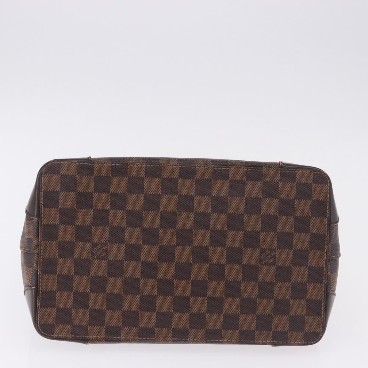 LOUIS VUITTON Damier Ebene Hampstead PM Tote Bag N51205 LV Auth 195359