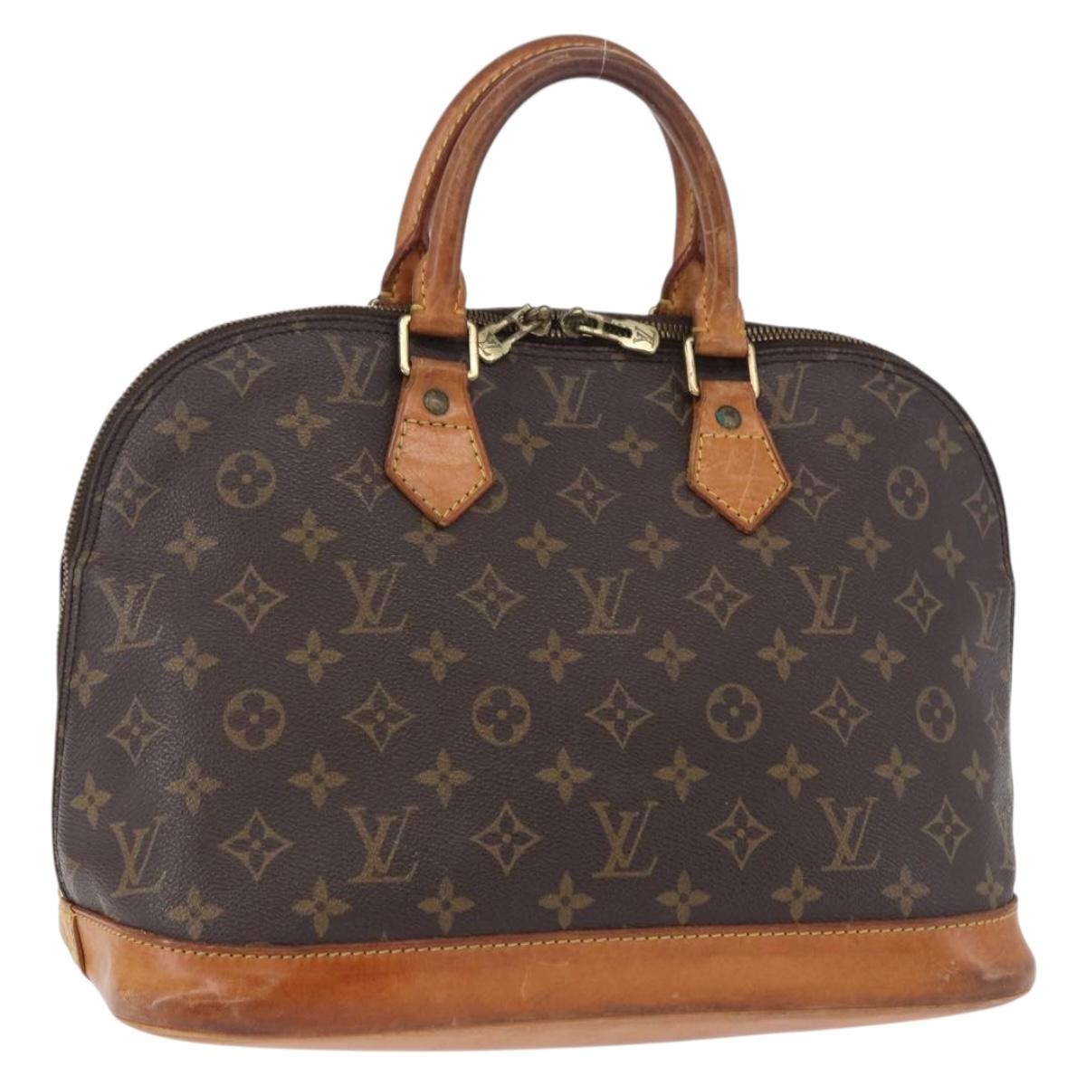 LOUIS VUITTON Monogram Alma Hand Bag M51130 LV Auth 195362