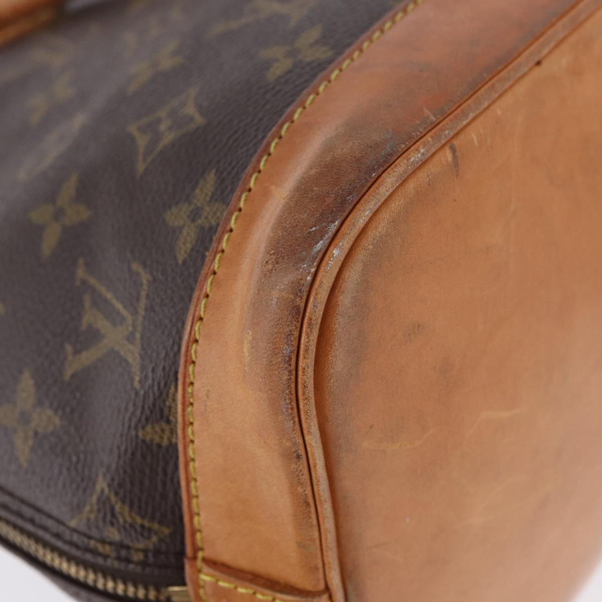 LOUIS VUITTON Monogram Alma Hand Bag M51130 LV Auth 195362