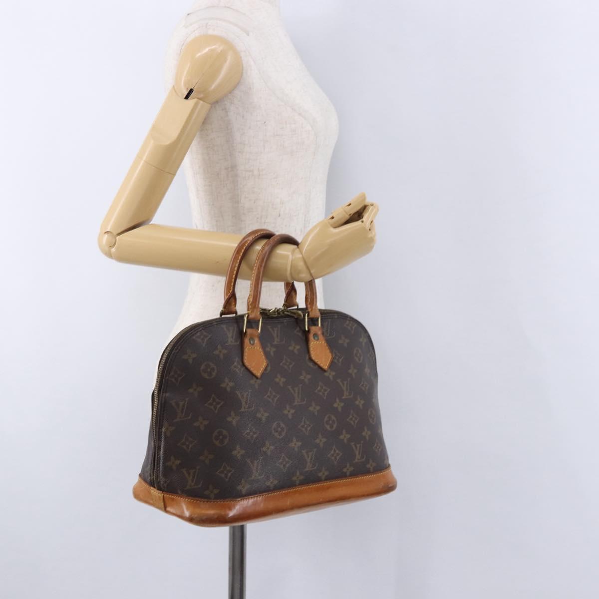 LOUIS VUITTON Monogram Alma Hand Bag M51130 LV Auth 195362