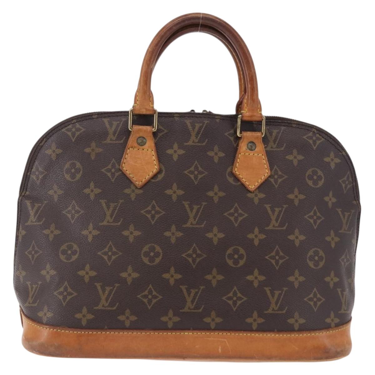 LOUIS VUITTON Monogram Alma Hand Bag M51130 LV Auth 195362