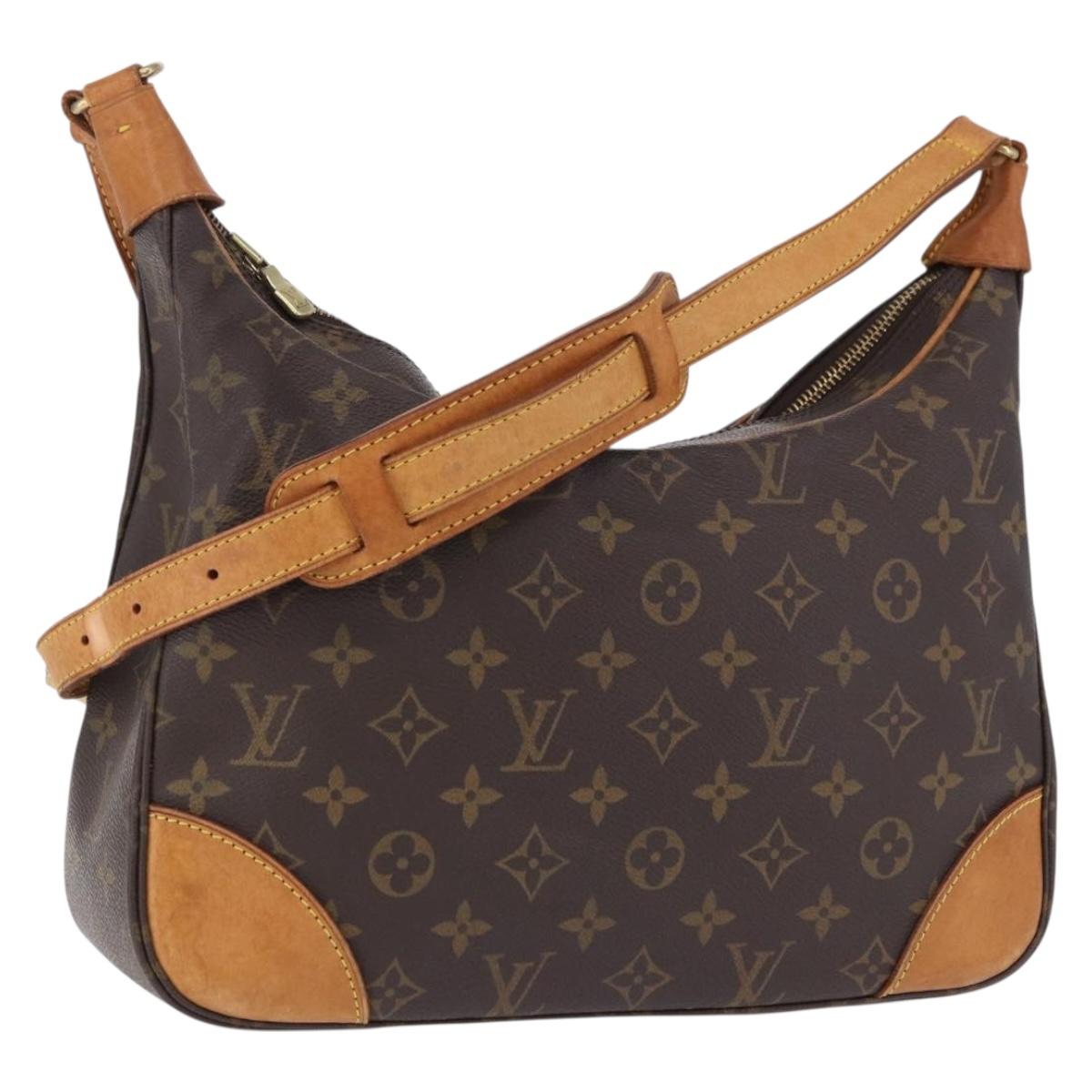 LOUIS VUITTON Monogram Boulogne 30 Shoulder Bag M51265 LV Auth 195366