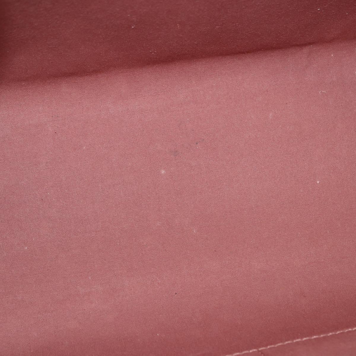 LOUIS VUITTON Monogram Vernis Blair MM Hand Bag Rose Velur M91588 Auth 195372