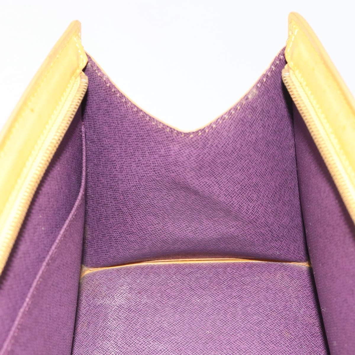 LOUIS VUITTON Epi Sac Triangle Hand Bag Yellow M52099 LV Auth 195374