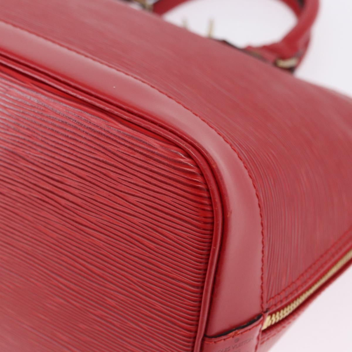 LOUIS VUITTON Epi Alma Hand Bag Castilian Red M52147 LV Auth 195378V
