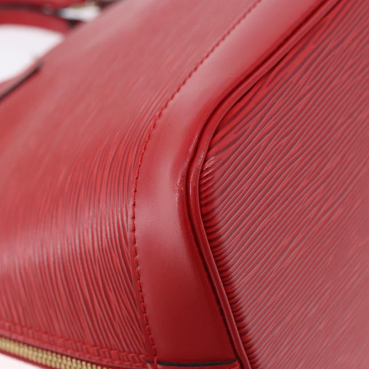 LOUIS VUITTON Epi Alma Hand Bag Castilian Red M52147 LV Auth 195378V