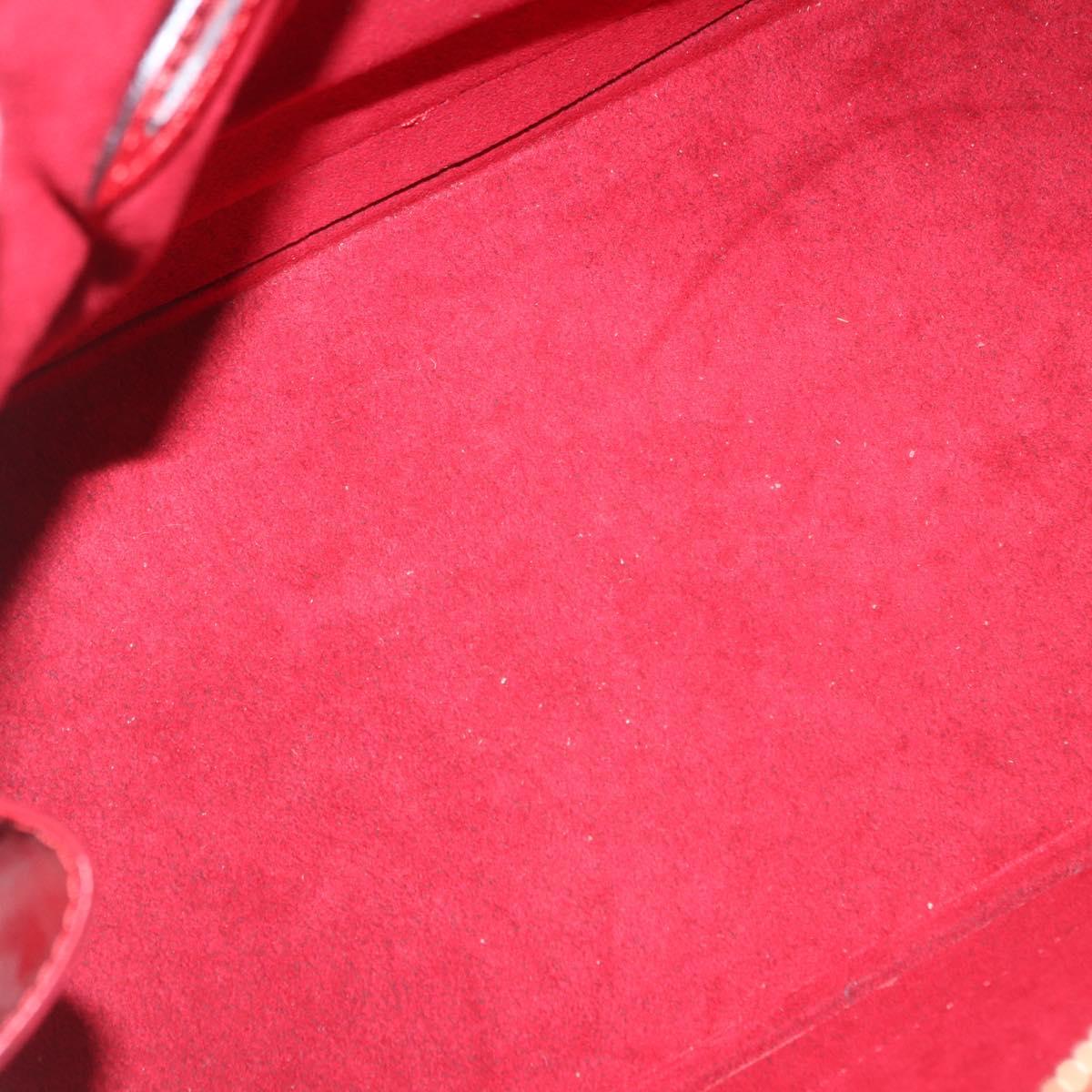 LOUIS VUITTON Epi Alma Hand Bag Castilian Red M52147 LV Auth 195378V