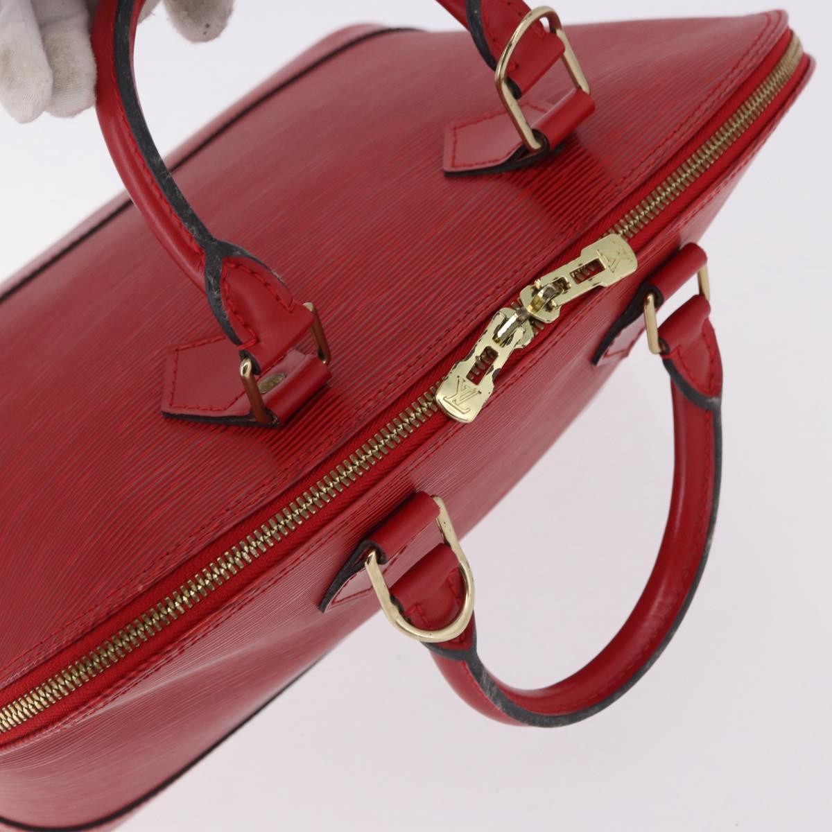 LOUIS VUITTON Epi Alma Hand Bag Castilian Red M52147 LV Auth 195378V
