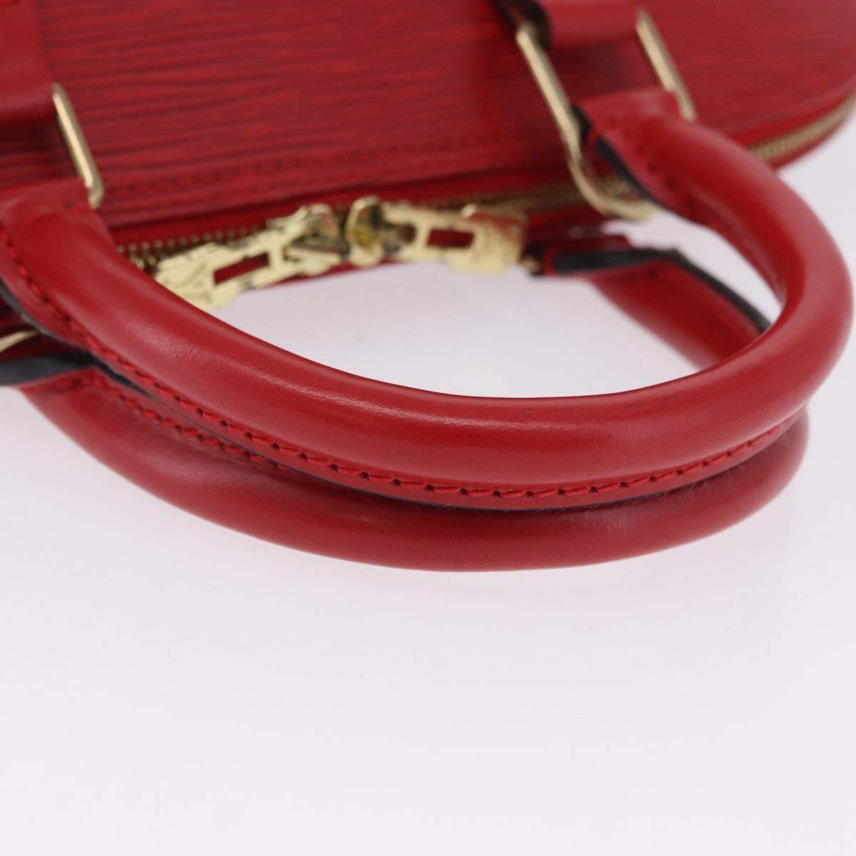 LOUIS VUITTON Epi Alma Hand Bag Castilian Red M52147 LV Auth 195378V