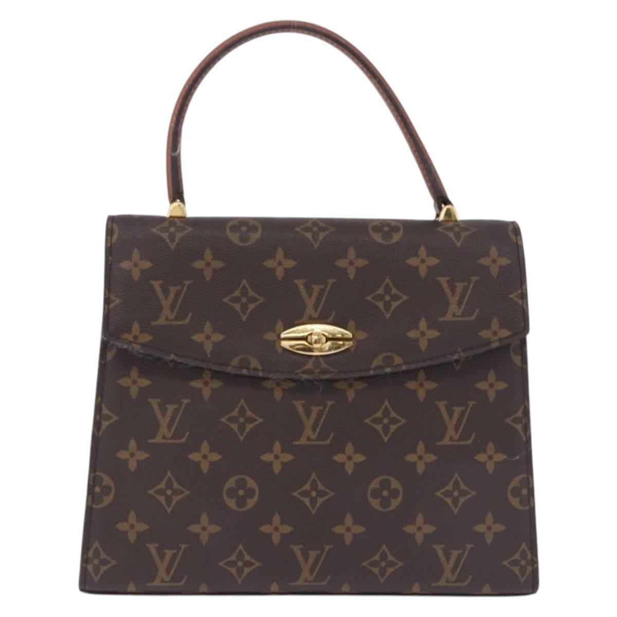 LOUIS VUITTON Monogram Malesherbes Hand Bag M51379 LV Auth 195386