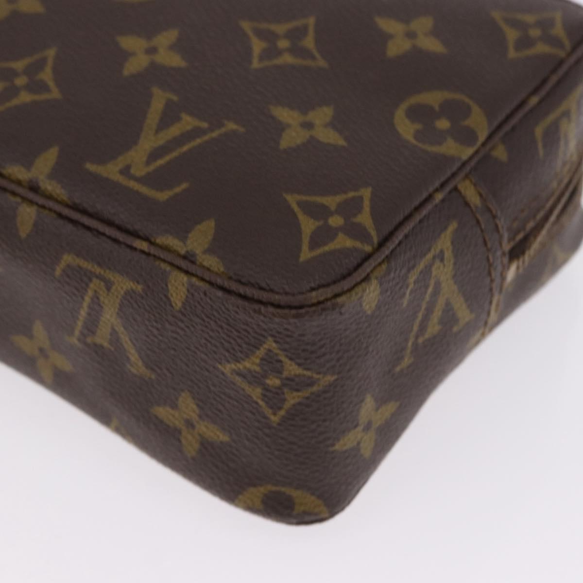 LOUIS VUITTON Monogram Trousse Toilette 18 Pouch M47526 LV Auth 195387A