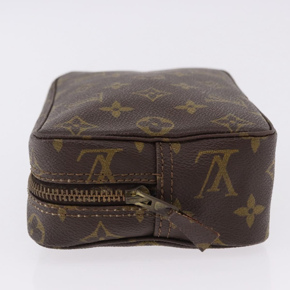 LOUIS VUITTON Monogram Trousse Toilette 18 Pouch M47526 LV Auth 195387A