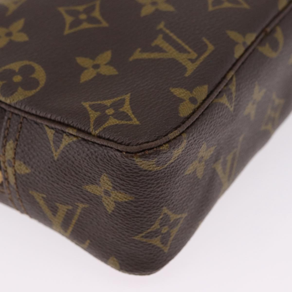 LOUIS VUITTON Monogram Trousse Toilette 18 Pouch M47526 LV Auth 195387A