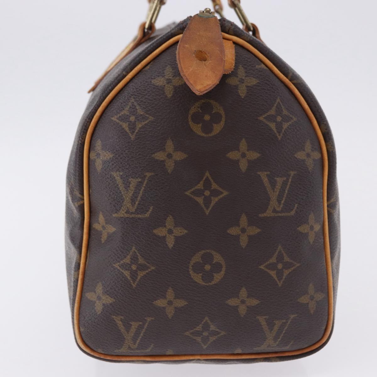 LOUIS VUITTON Monogram Speedy 25 Hand Bag M41528 LV Auth 195396