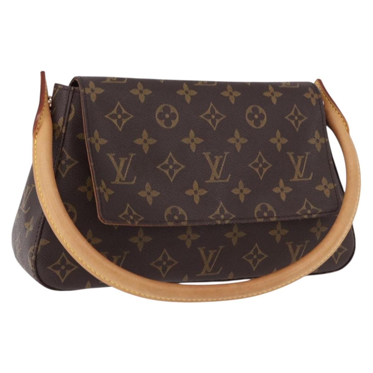 LOUIS VUITTON Monogram Mini Looping Shoulder Bag M51147 LV Auth 195398V