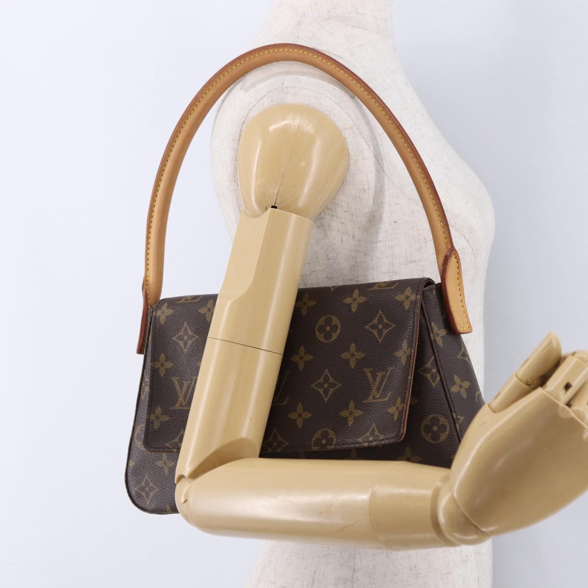 LOUIS VUITTON Monogram Mini Looping Shoulder Bag M51147 LV Auth 195398V