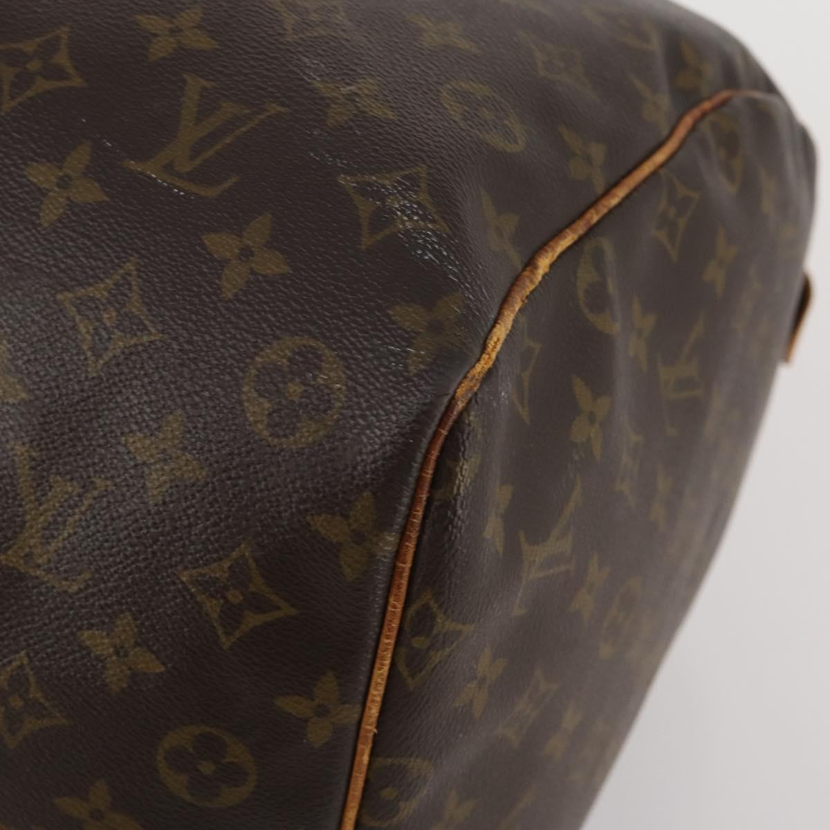 LOUIS VUITTON Monogram Keepall 60 Boston Bag M41422 LV Auth 195400
