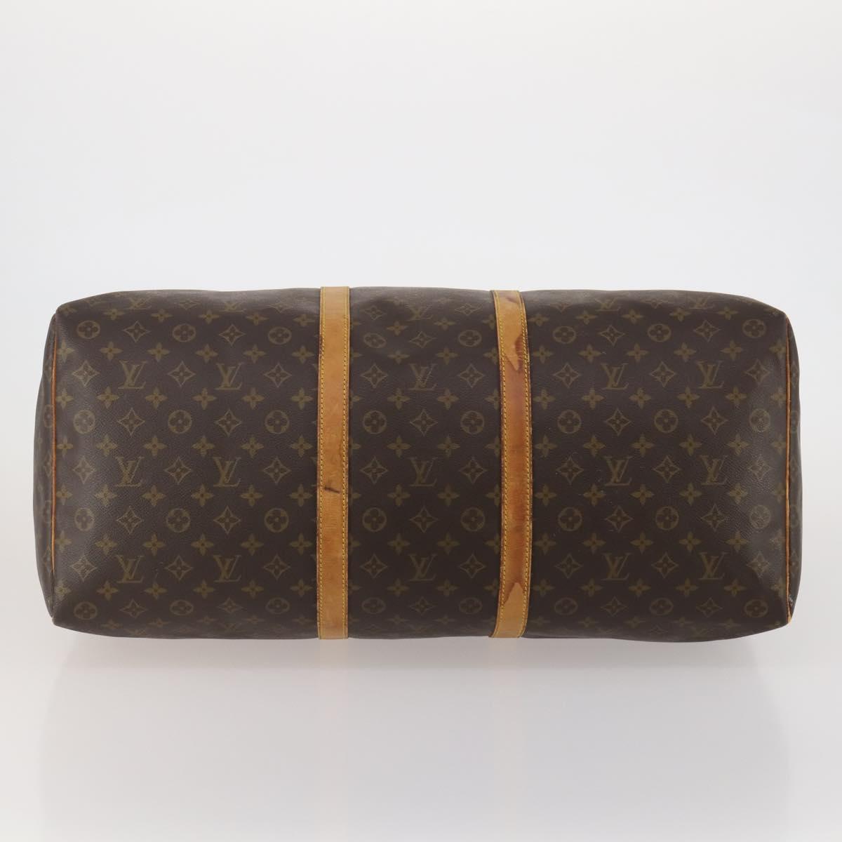 LOUIS VUITTON Monogram Keepall 60 Boston Bag M41422 LV Auth 195400