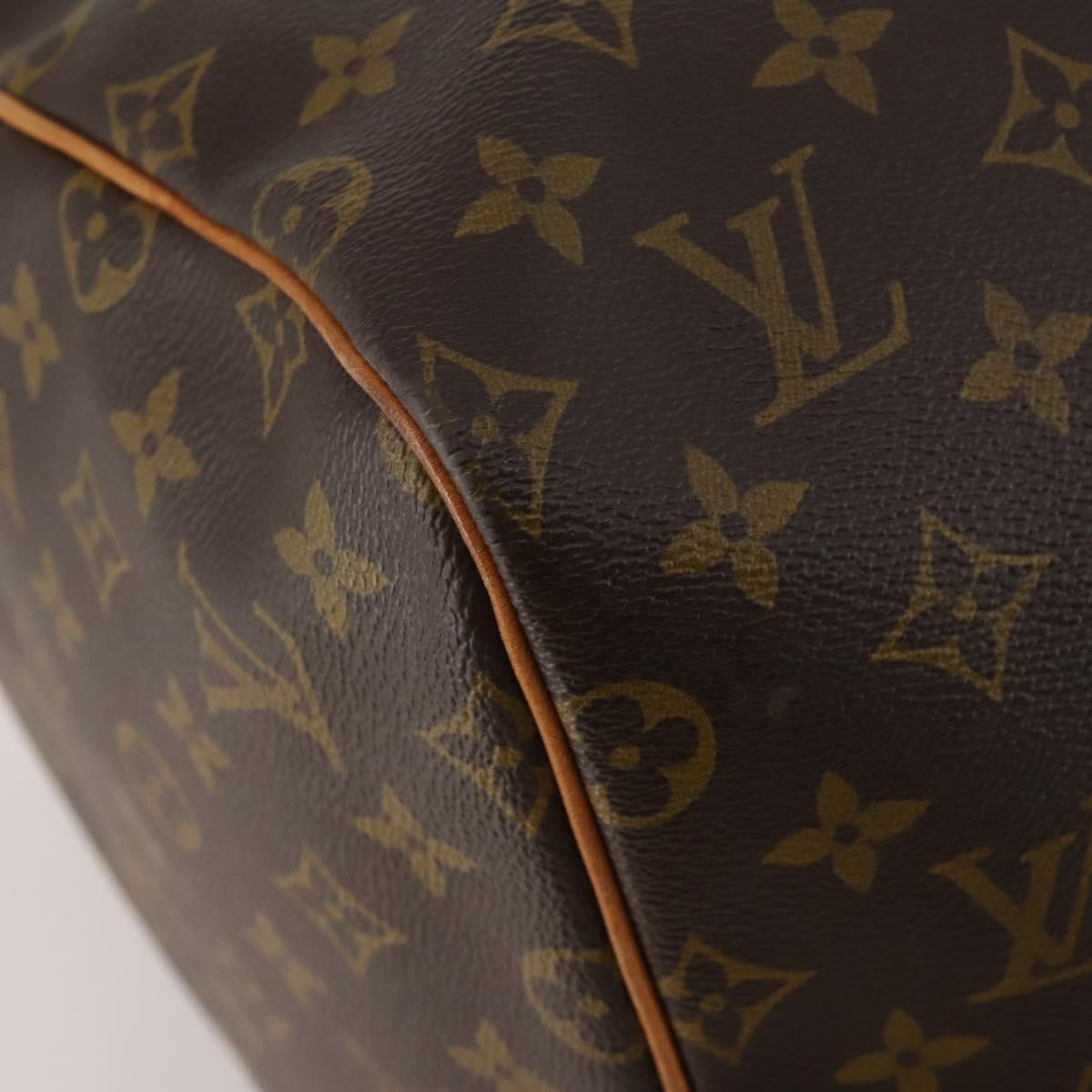 LOUIS VUITTON Monogram Keepall 55 Boston Bag M41424 LV Auth 195401