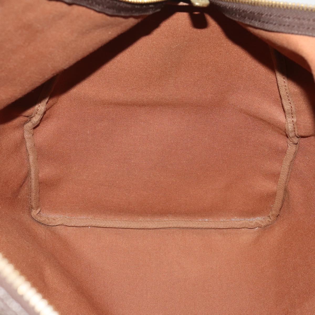 LOUIS VUITTON Monogram Keepall 55 Boston Bag M41424 LV Auth 195401
