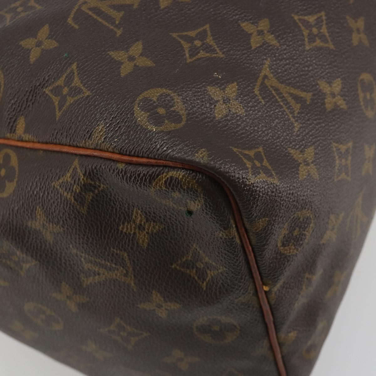 LOUIS VUITTON Monogram Speedy 35 Hand Bag M41524 LV Auth 195402
