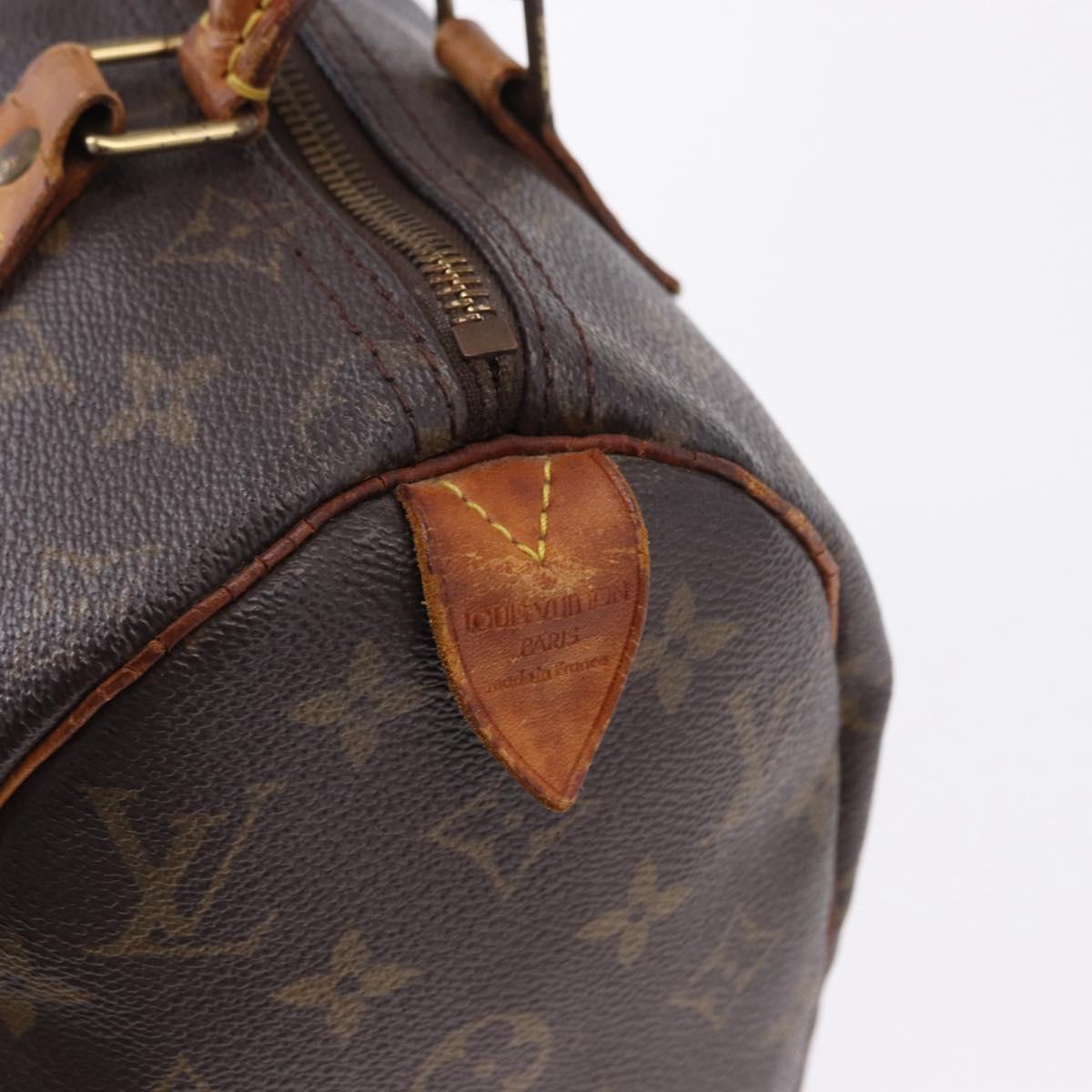 LOUIS VUITTON Monogram Speedy 25 Hand Bag M41528 LV Auth 195403