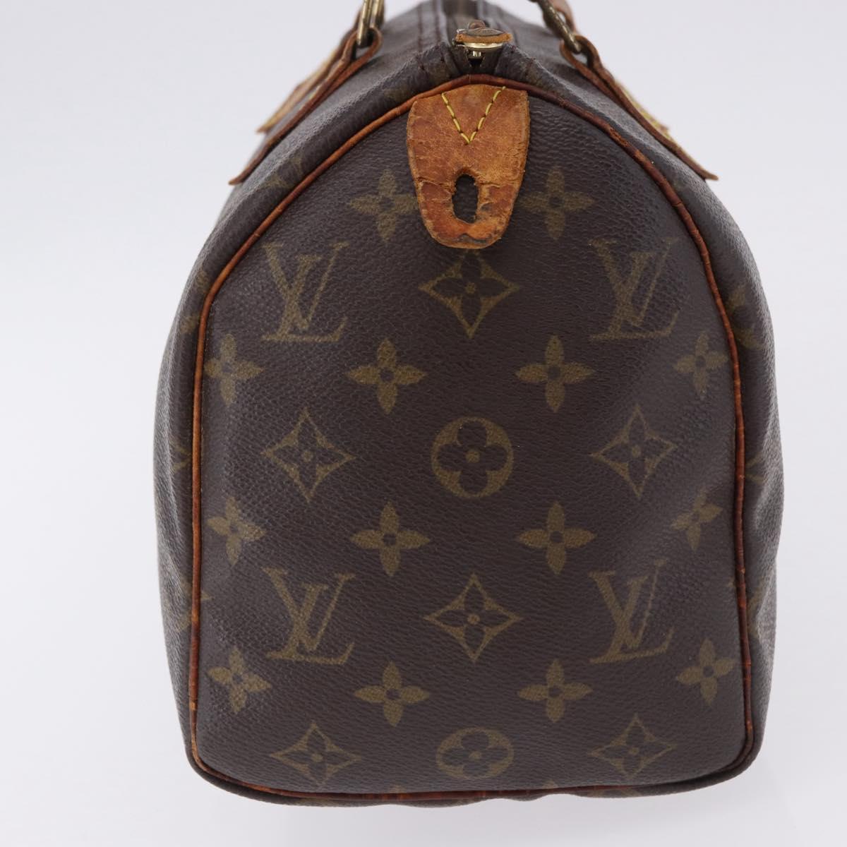 LOUIS VUITTON Monogram Speedy 25 Hand Bag M41528 LV Auth 195403